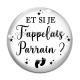 Cabochon Verre - et si je t'appelais parrain