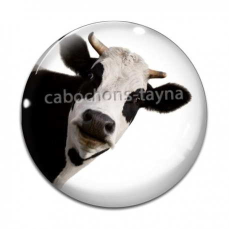 Cabochon Verre - vache