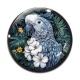 Cabochon Verre - oiseau