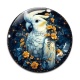 Cabochon Verre - oiseau