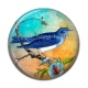 Cabochon Résine - oiseau