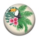 Cabochon Résine - toucan