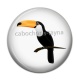 Cabochon Résine - toucan