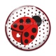 Cabochon Verre - coccinelle