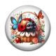 Cabochon Résine - coccinelle