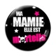 Cabochon Verre - ma mamie elle est mortelle