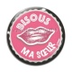 Cabochon Verre - bisous ma soeur