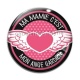 Cabochon Verre - ma mamie c'est mon ange gardien