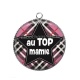 Pendentif Cabochon Argent - au top mamie