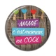 Cabochon Résine - mamie c'est maman en cool
