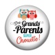 Cabochon Résine - des grands parents super chouette