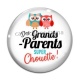 Cabochon Verre - des grands parents super chouette