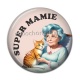 Cabochon Résine - super mamie
