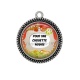 Pendentif Cabochon Argent - pour une chouette mamie