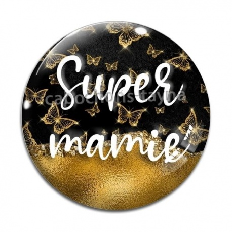 Cabochon Verre - super mamie