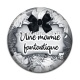 Cabochon Résine - une mamie fantastique