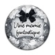 Cabochon Verre - une mamie fantastique