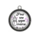 Pendentif Cabochon Argent - pour une super mamie