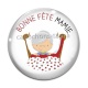 Cabochon Verre - bonne fête mamie