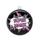 Pendentif Cabochon Argent - super mamie