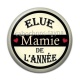 Cabochon Résine - élue mamie de l'année