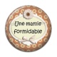 Cabochon Résine - une mamie formidable
