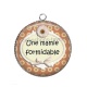 Pendentif Cabochon Argent - une mamie formidable