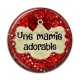 Cabochon Résine - une mamie adorable