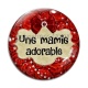 Cabochon Verre - une mamie adorable