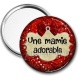 Miroir de poche - une mamie adorable