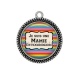 Pendentif Cabochon Argent - je suis extraordinaire