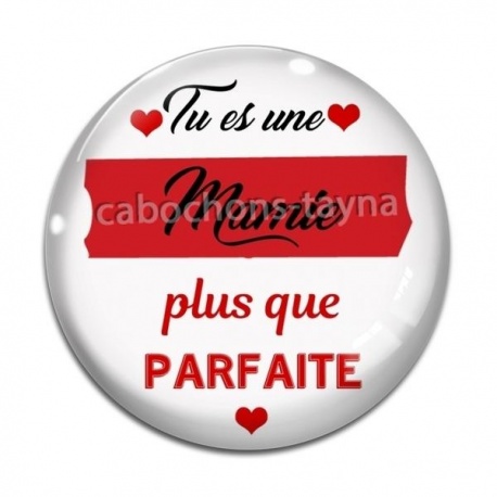 Cabochon Verre - tu e sune mamie plus que parfaite