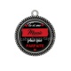 Pendentif Cabochon Argent - tu e sune mamie plus que parfaite