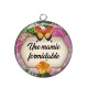Pendentif Cabochon Argent - une mamie formidable
