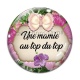 Cabochon Verre - une mamie au top du top