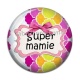 Cabochon Résine - super mamie
