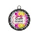 Pendentif Cabochon Argent - super mamie
