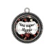 Pendentif Cabochon Argent - super mamie