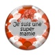 Cabochon Verre - super mamie