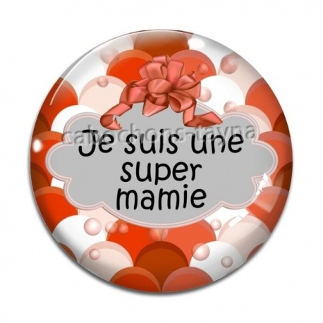 Cabochon Verre - super mamie