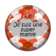 Cabochon Résine - super mamie