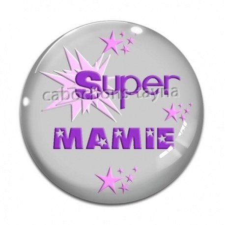 Cabochon Verre - super mamie
