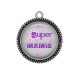 Pendentif Cabochon Argent - super mamie