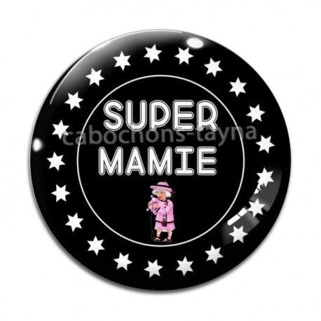 Cabochon Verre - super mamie