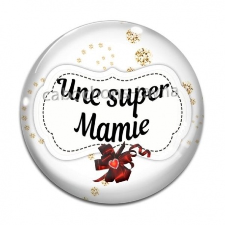 Cabochon Verre - super mamie