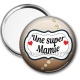 Miroir de poche - super mamie