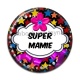 Cabochon Résine - super mamie