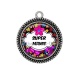 Pendentif Cabochon Argent - super mamie