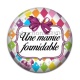 Cabochon Résine - formidable mamie