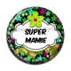 Cabochon Résine - super mamie